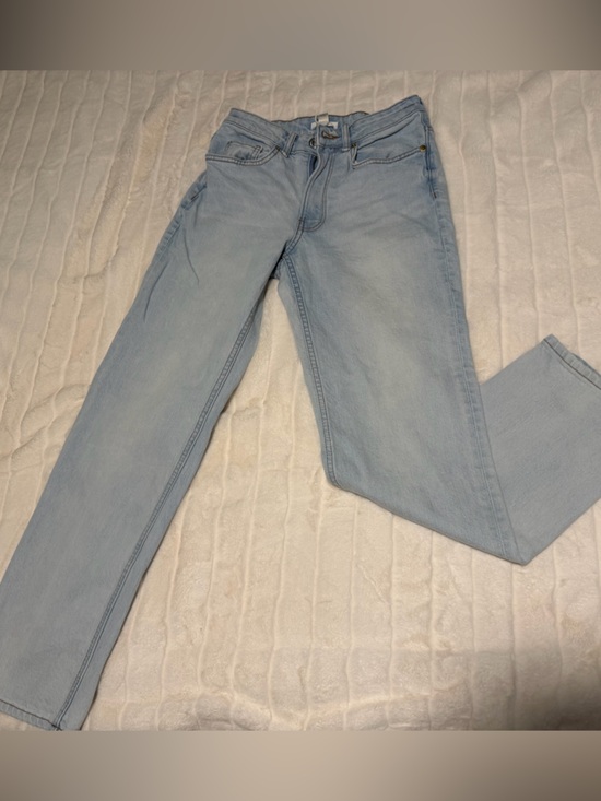H&M Denim - H&M Light wash Straight-Leg Jeans